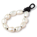 10-12mm Buttery White Large Hole Baroque Pearls Set of 10