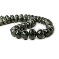 10-16mm Moss Aquamarine Faceted Rondelle Beads 16 inch 49 pieces