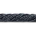 2mm Mystic Black Spinel micro-faceted rounds 13 inch 175 beads AAA