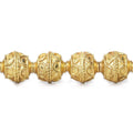 10mm 22kt Gold Plated Copper Bead Roval Simple Arch 8 inch 18 pieces