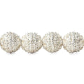 10x10mm Sterling Silver Plated Copper Bead Roval Victorian Swag with Miligrain 8 inch 20 pcs