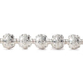 10x10mm Sterling Silver Plated Copper Beads Roval Simple Arch
