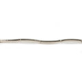 10x2mm Sterling Silver Tube Beads 20 beads 8 inch