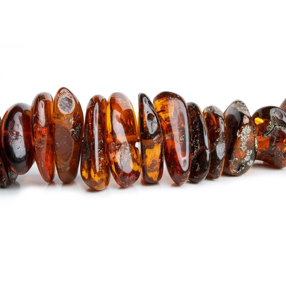 10x7mm to 27x13mmmm Baltic Amber Plain Nugget Beads 24 inch 100 pieces