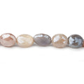10x8mm Mystic Multi Color Moonstone faceted ovals 14 inch 32 beads