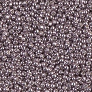 Miyuki 11-1062D   11/0 Galvanized Outside Dyed Dusty Lilac Seed Beads - 5 or 10 gm