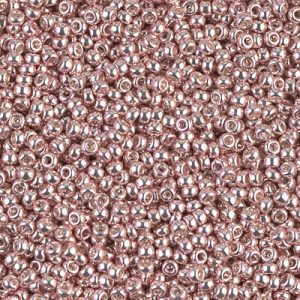 Miyuki 11-1086   11/0 Galvanized Light Rose Seed Beads - 5 or 10 gm