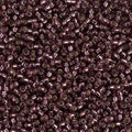 Miyuki 11-13   11/0 Silver Lined Transparent Dark Smoky Amethyst Seed Beads - 5 or 10 gm
