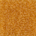 Miyuki 11-132  11/0 Transparent Light Topaz Seed Beads - 5 or 10 gm