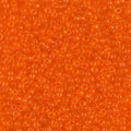 Miyuki 11-138   11/0 Transparent Orange Seed Beads - 5 or 10 gm
