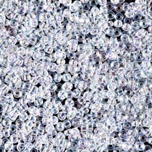 Miyuki 11-250   11/0 Crystal AB Seed Beads - 5 or 10 gm