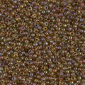 Miyuki 11-379   11/0 Amethyst Lined Transparent Light Topaz AB Seed Beads -  5 or 10 gm