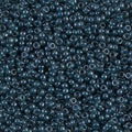 Miyuki 11-390  11/0 Transparent Steel Blue Luster Seed Beads - 5 or 10 gm