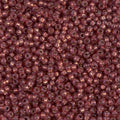 Miyuki 11-4245   11/0 Duracoat Silver Lined Outside Dyed Nutmeg Alabaster Seed Beads - 5 or 10 gm