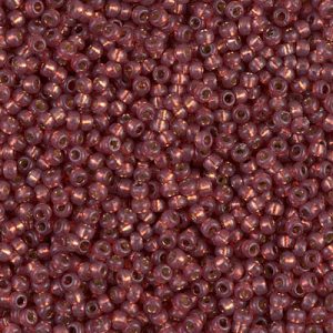 Miyuki 11-4245   11/0 Duracoat Silver Lined Outside Dyed Nutmeg Alabaster Seed Beads - 5 or 10 gm