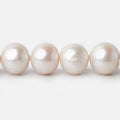 11.5x11-13.5x14mm Cream Near Round Freshwater Pearls 16 inch 31 pieces