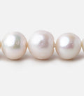 11.5x11.5-14.5x14mm White Rose' Baroque Freshwater Pearl Beads 16.5 inch 33 pcs