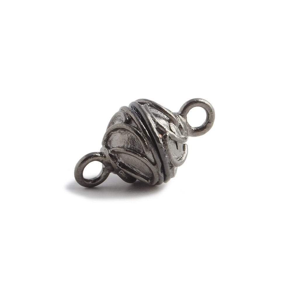 11mm Black Gold plated Copper Magnetic Clasp 1 piece