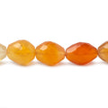 11x9-13x8mm Multi Color Fire Opal faceted nugget beads 16 inch 33 pieces AA