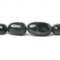 11x9-15x10mm Moss Aquamarine plain nugget beads 15 inch 31 pieces AAA