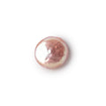12-13mm Rose Peach Coin Freshwater Pearl Focal 1 piece