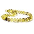12-15mm BiColor Quartz Faceted Rondelle Beads 16.5 inch 43 pieces