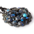 12-17mm Labradorite Faceted Coin Beads 16 inch 23 pieces A