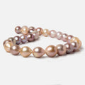 12.5x14-16x17mm Multi-Color Off Round Freshwater Pearls 16.5 inch 29 pieces A