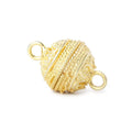 12mm Vermeil Magnetic Clasp Persian Miligrain Design 1 piece