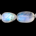 12x10-25x17mm Rainbow Moonstone Plain Nugget Beads 18 inch 27 pieces