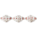 12x12mm Sterling Silver Plated Copper Victorian Scalloped Cone 8 inch 20 pcs