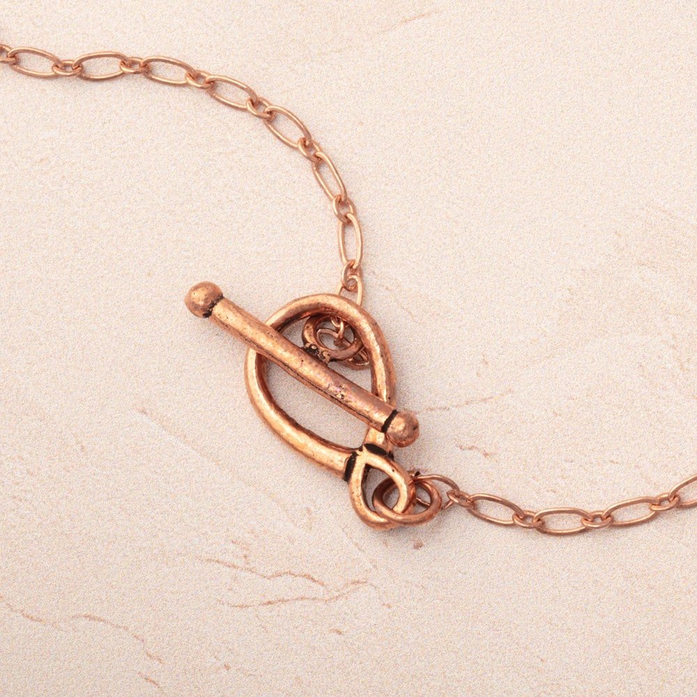 12x19mm Plain Copper Toggle 1 piece