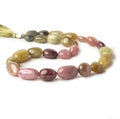 13x11-23x15mm Multi Color Sapphire & Ruby Plain Nugget Beads 17 inch 26 pieces