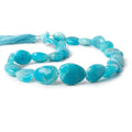 13x11.5-22x17mm Hemimorphite plain nuggets 14 inch 23 beads