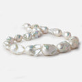 13x17-16x26mm Off White Ultra Baroque Freshwater Pearl 16 inch 18 pieces A
