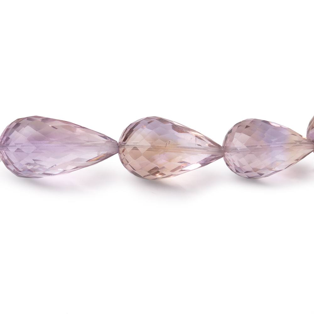 13x8-20x11mm Ametrine Straight Drilled Faceted Tear Drops 14 inch 25 pieces