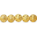 13x8.5mm 22kt Gold Plated Copper Bead Floral Disc 8 inch 16 pieces