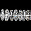 14-16mm Crystal Quartz German Faceted Rondelle Beads 14 inch 79 pieces AAA