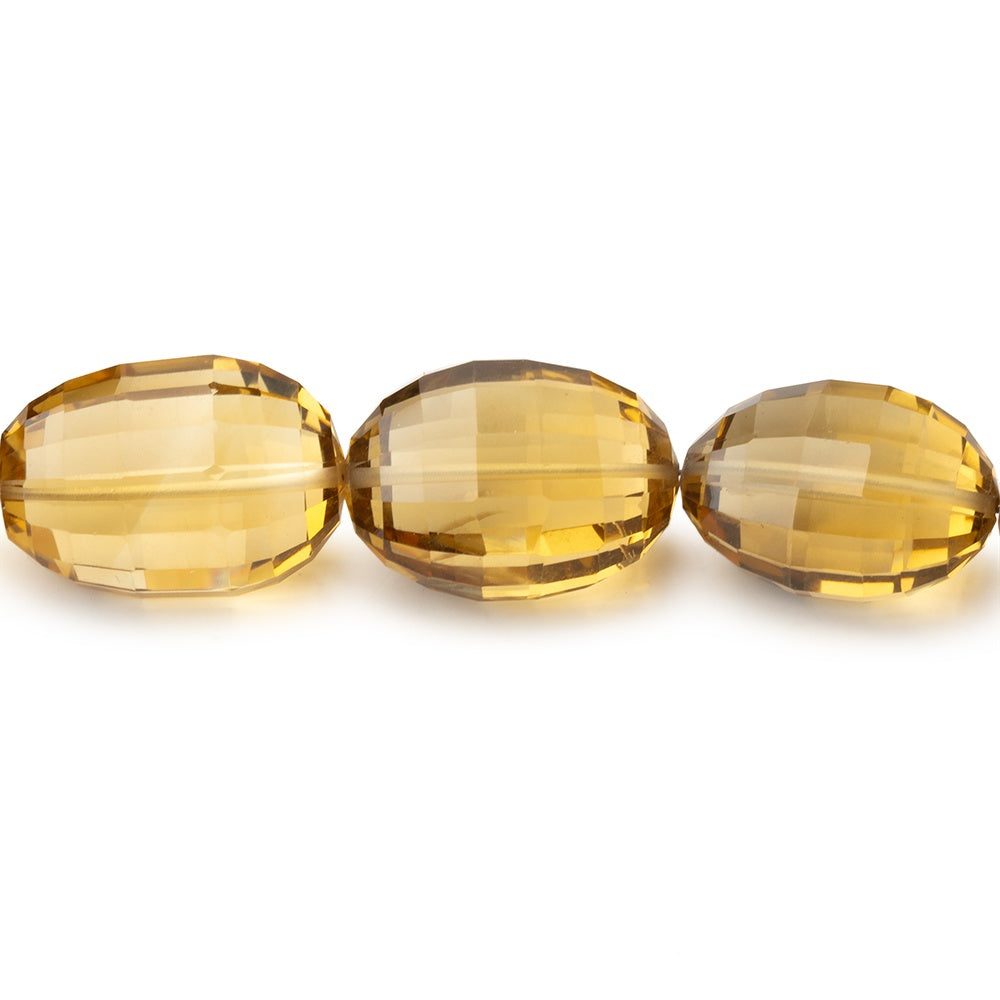 14x11-19x13mm Honey Quartz Faceted Oval 16 inch 25 Beads AAA