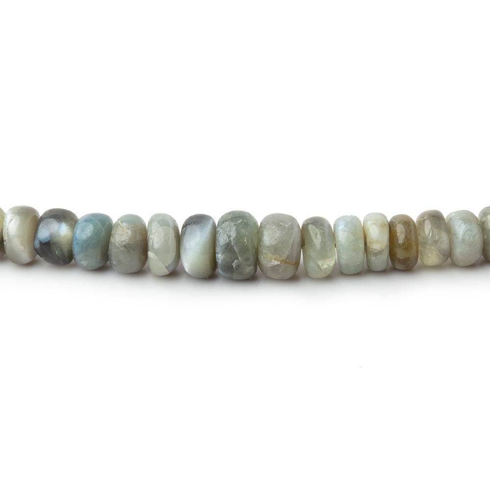 3-5mm Cat's Eye Chrysoberyl Plain Rondelle Beads 18 inch 250 pieces