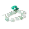14mm Aventurine Faceted Heart Beads 8 inch 13 pieces