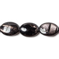 12x16mm Hypersthene plain oval beads 16 inch 25 pieces