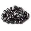 14x9-21x11mm Snowflake and Rainbow Obsidian Faceted Teardrops 8.5 inch 60 beads AA