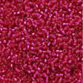 Miyuki 15-1436   15/0 Silver Lined Transparent Raspberry Seed Beads - 2 or 5 gm