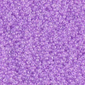 Miyuki 15-222   15/0 Orchid Lined Crystal Luster Glass Seed Beads - 5 gm