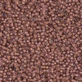 Miyuki 15-337   15/0 Cinnamon Lined Crystal AB Glass Seed Beads - 5 gm