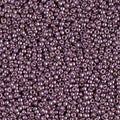 Miyuki 15-4220   15/0 Duracoat Galvanized Eggplant Seed Beads - 2 or 5 gm