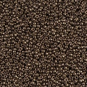 Miyuki 15-457  15/0 Metallic Dark Bronze Seed Beads -  1, 2 or 5 gm