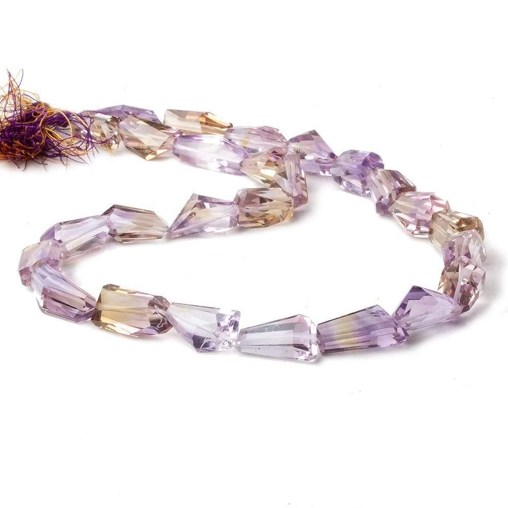 15x9.5-23x9mm Ametrine Faceted Nugget Beads 18 inches 26 pieces AAA