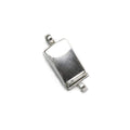 15x9mm Sterling Silver Box Clasp Plain Rectangle Design 1 piece